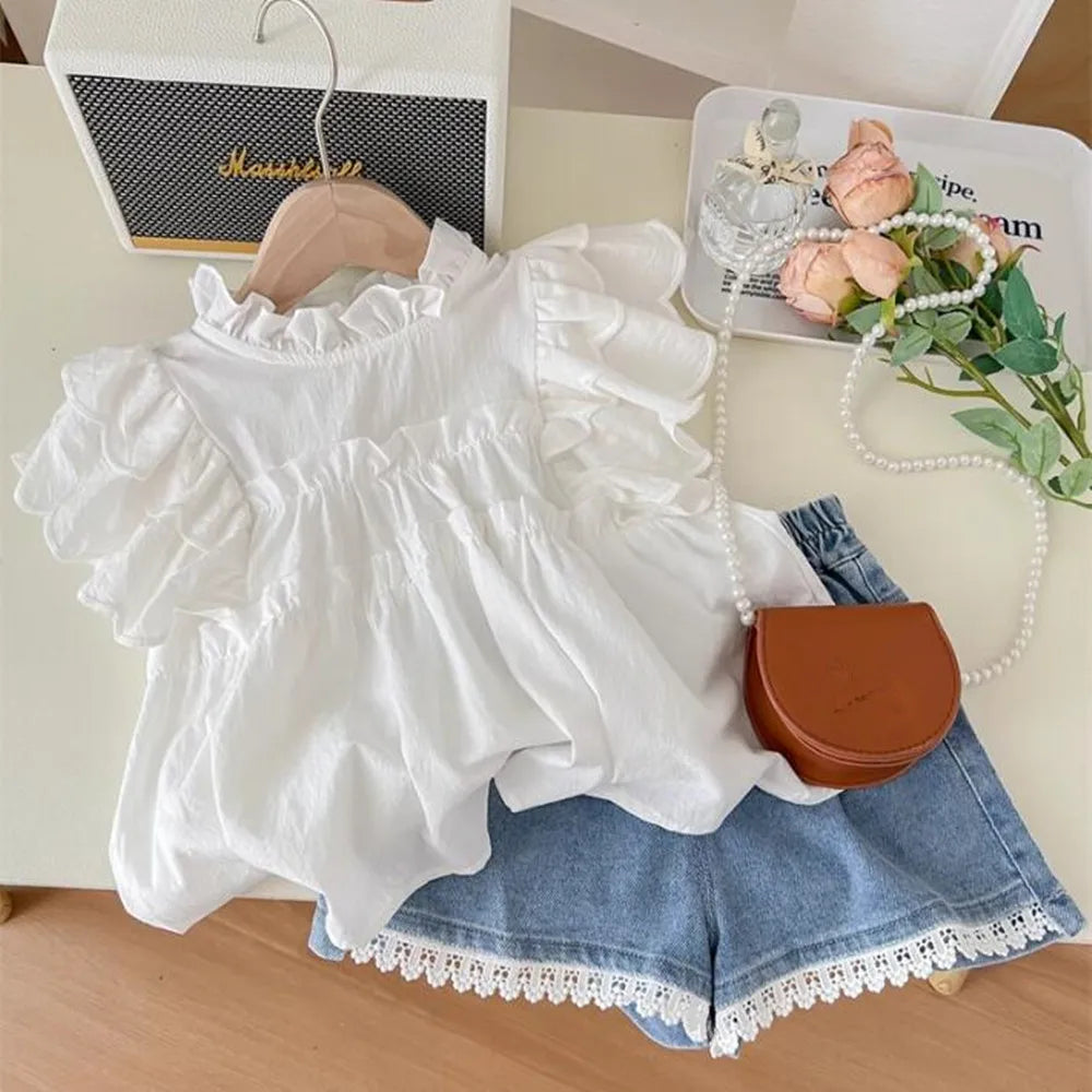 סט קיץ אופנתי לבנות דגם - פנדה