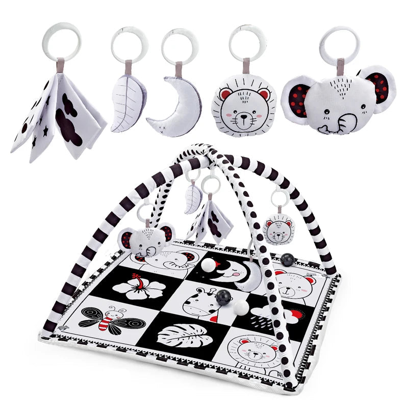 משטח פעילות לתינוק עם קשת צעצועים  דגם - מיני ג’ים