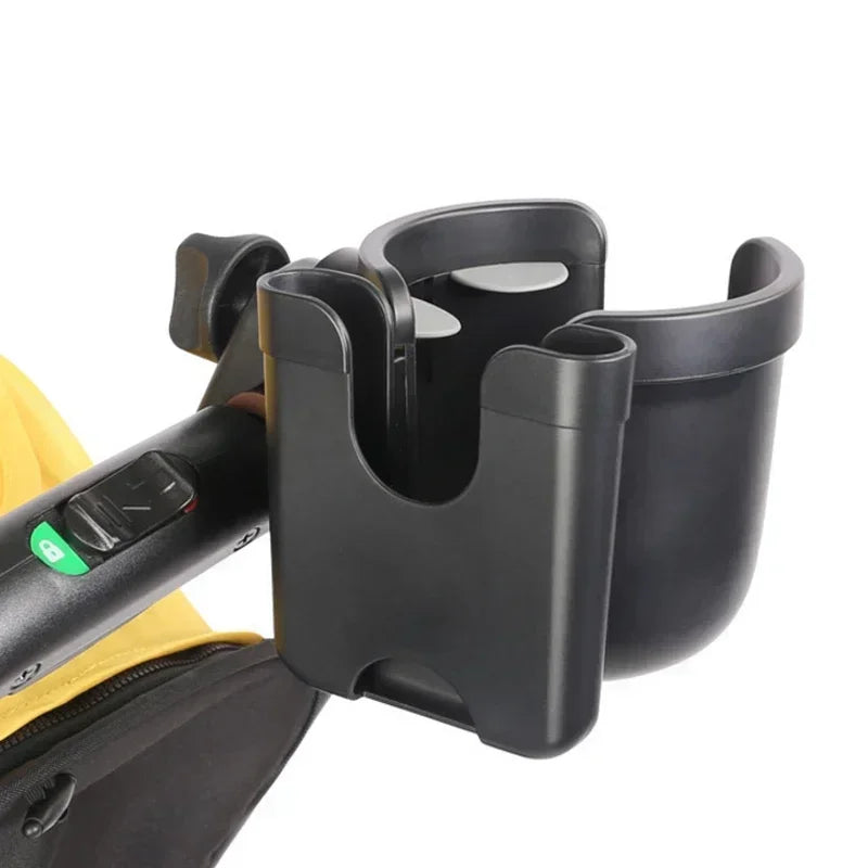 מחזיק כוסות אוניברסלי לעגלה עם מקום לנייד דגם - קאפ