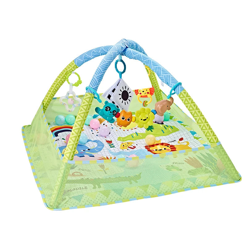 משטח פעילות לתינוק עם קשת צעצועים  דגם - מיני ג’ים