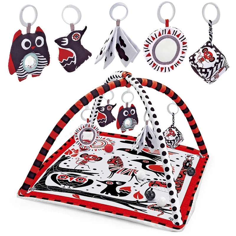 משטח פעילות לתינוק עם קשת צעצועים  דגם - מיני ג’ים