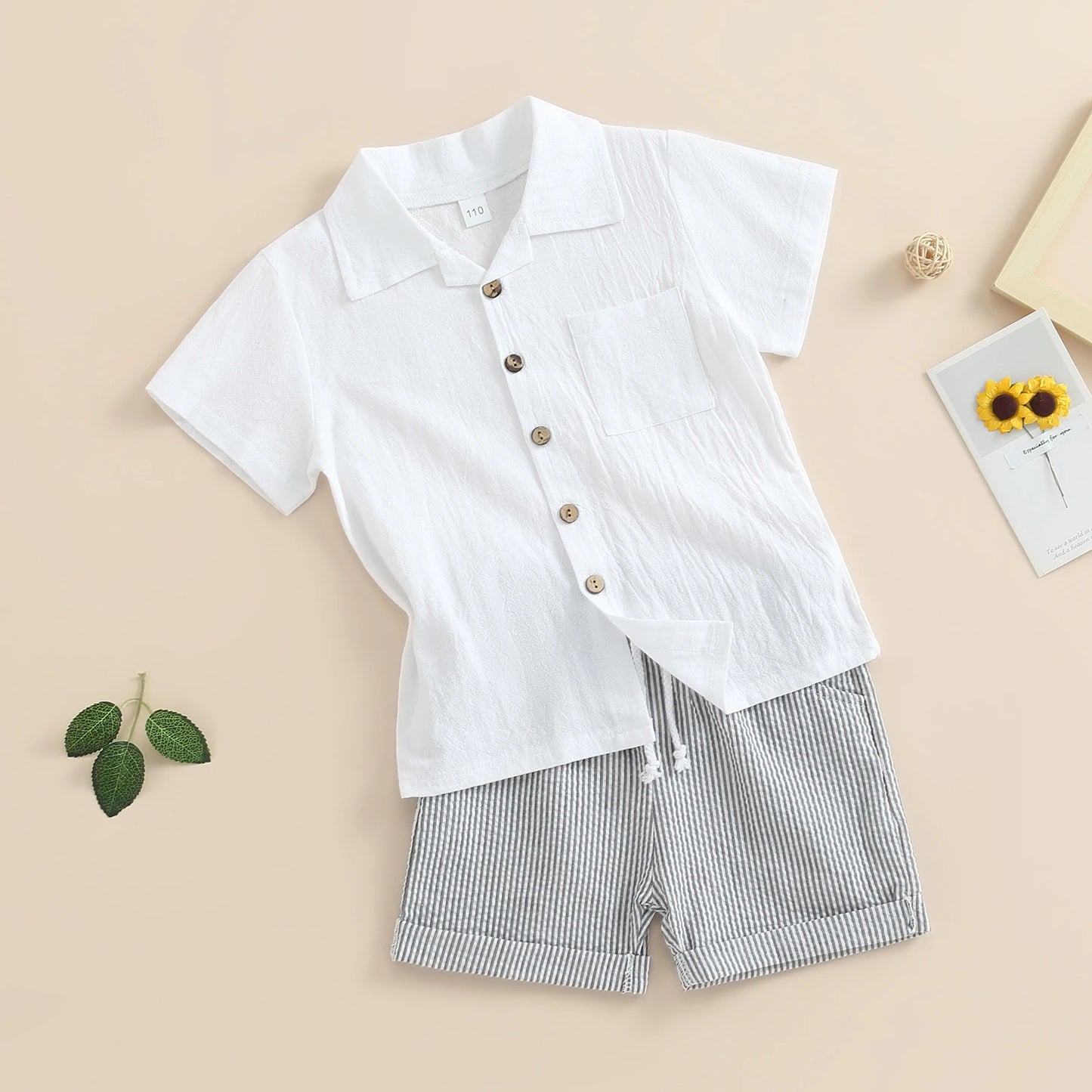 סט קיץ לתינוקות דגם - לואיס