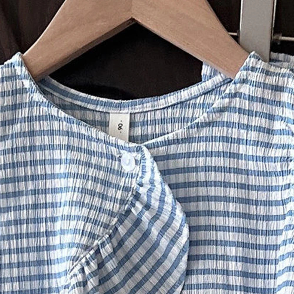 סט פסים קייצי לילדות דגם - סטרייפ